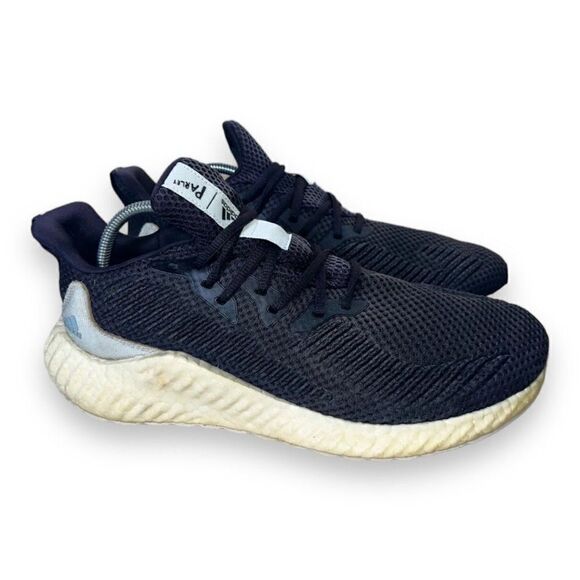 Adidas Parley x AlphaBoost 'Core Black' Sneakers EF1162 Men's 12 - Picture 4 of 11